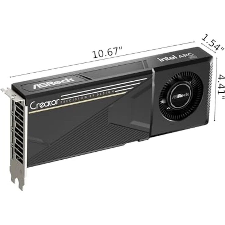 ASRock Intel® Arc Pro B70 Creator, 32GB GDDR6 Grafikkarte mit 4x DisplayPort 2.1 und PCIe 5.0 – Bild 2