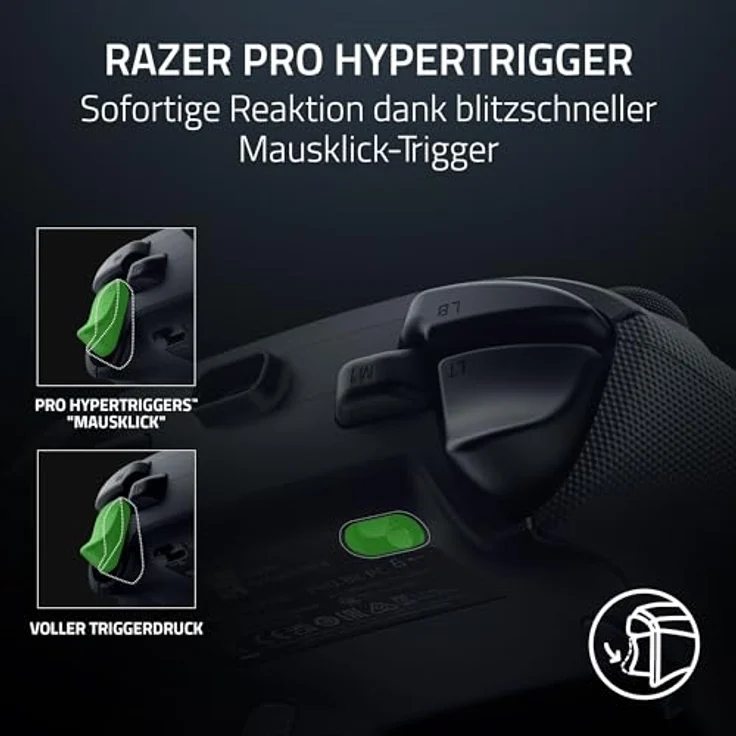 Razer Wolverine V3 Pro 8K, Kabelloser Gaming Controller mit 8000 Hz, Schwarz – Bild 7