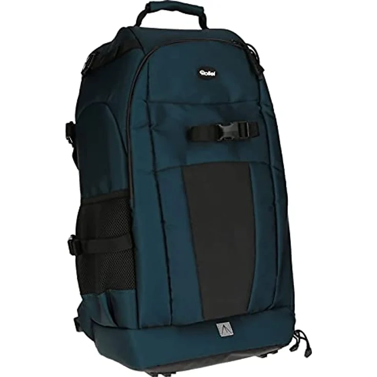 Rollei Fotoliner Ocean L, Schultertasche aus recyceltem Material für Kameras, petrol – Bild 7