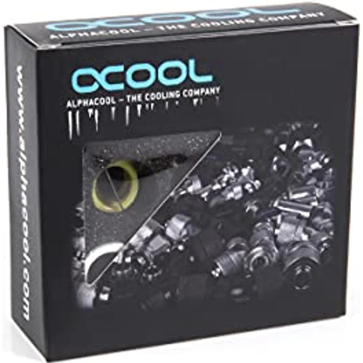 Alphacool 17484 Eiszapfen PRO 16mm HardTube Fitting G1/4 - White Sixpack Wasserkühlung, Nylon Einlagen, hohe Zugfestigkeit – Bild 5