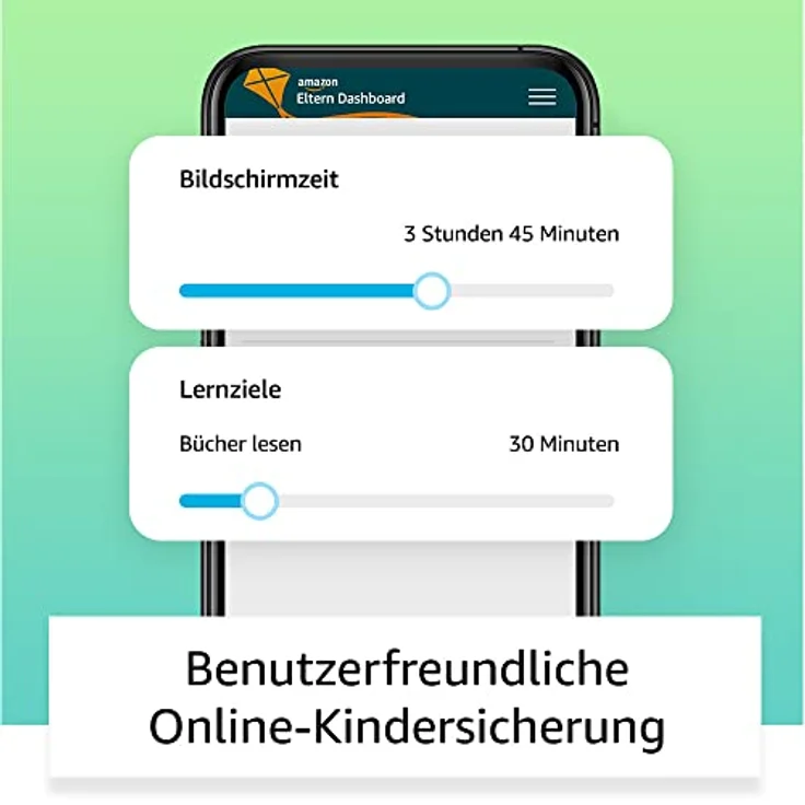 Amazon Fire 7 Kids (2022) inkl. Hülle (7", 16 GB, Blue), Tablet, Blau - Kindgerechtes Tablet mit USB-C Anschluss, microSD-Slot und 2-MP-Kamera – Bild 4