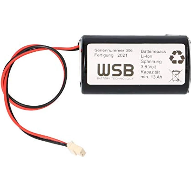Akkuman Lithium Batterie kompatibel Visonic Sirene 710 720 730 730-8AC Typ ER34615M/W200 0-9912-K, gezielte Ersatzlösung für zuverlässige Energieversorgung – Bild 2