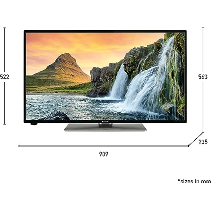 Panasonic TX-40MS360E, 40 Zoll Full HD LED Smart TV, High Dynamic Range (HDR), Linux TV, Google Assistant & Amazon Alexa Unterstützung, USB Media Player, Hotel Modus, optionale Wandmontage, Schwarz – Bild 2