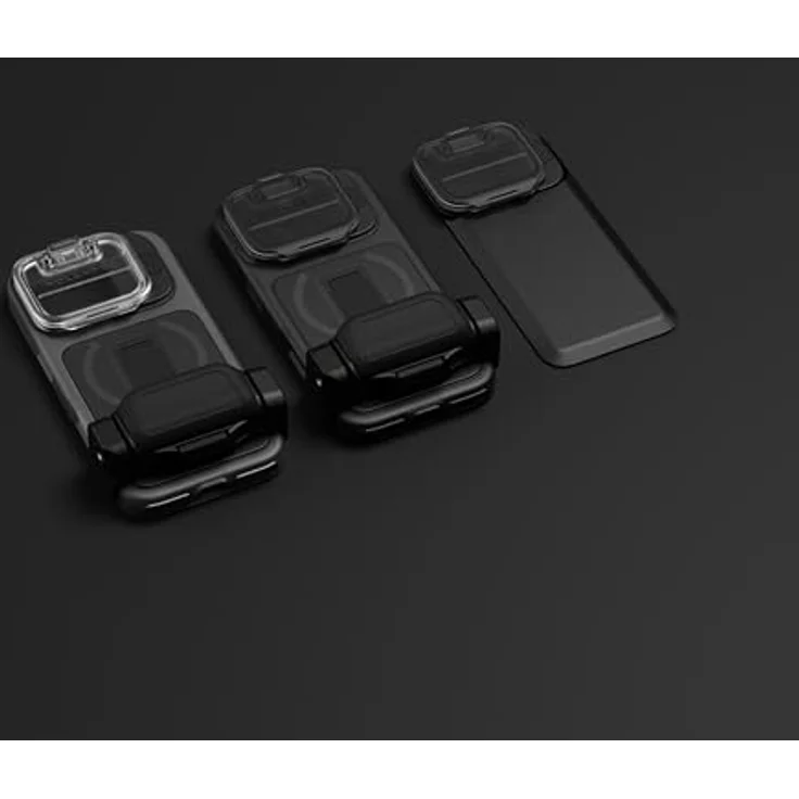 PolarPro LiteChaser iPhone 16 Pro ProCase mit abnehmbarem Griff, Flip-Down Defender und QuickSlide-System, Schwarz – Bild 3