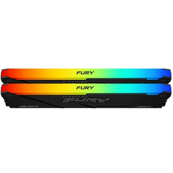 Kingston FURY Beast RGB 16GB 3200MT/s DDR4 CL16 DIMM (Kit mit 2) PC Arbeitsspeicher KF432C16BB2AK2/16 – Bild 2