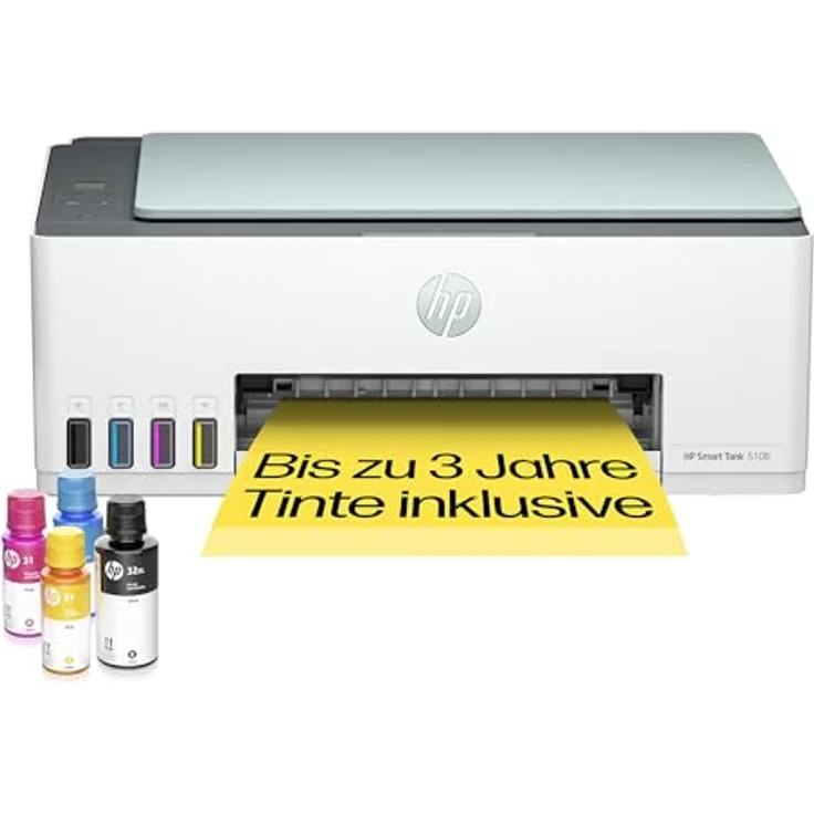 HP Smart Tank 5108, 3-in-1 Multifunktionsdrucker mit WLAN, mobilem Drucken, 3 Jahre Tinte und Garantie, hoher Seitenreichweite, langlebiger Tintentank und hoher Druckqualität – Bild 1