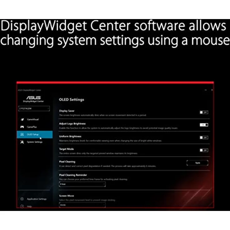 ASUS ROG Swift OLED PG27AQDM | 27 Zoll WQHD Gaming Monitor | 240 Hz, 0.03ms GtG, G-Sync, FreeSync, GameFast Input, HDR 10 | 10-bit OLED Panel, 16:9, 2560x1440, DP 1.4, HDMI, USB-Hub, ergonomisch – Bild 5