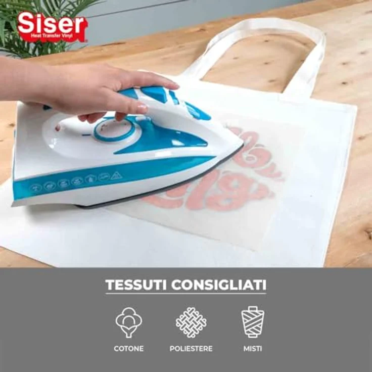 Siser Metal Flexfolie, Schnittbreite 30 cm, rot mit glatter Oberfläche und metallischer Optik – Bild 4