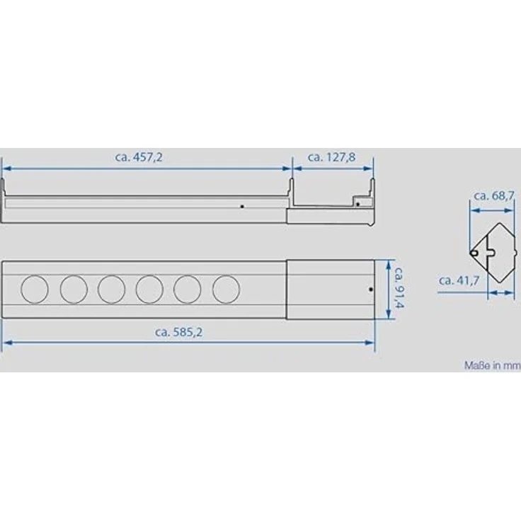 BACHMANN CASIA 4x Schutzkontakt, Edelstahl – Bild 4