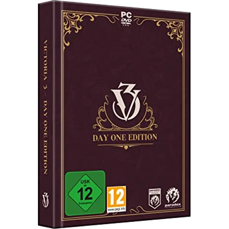 Paradox Interactive Victoria 3 Day One Edition (PC) (64-Bit), Nationenführung von 1836-1936, inkl. exklusivem Mediabook und remastertem Soundtrack