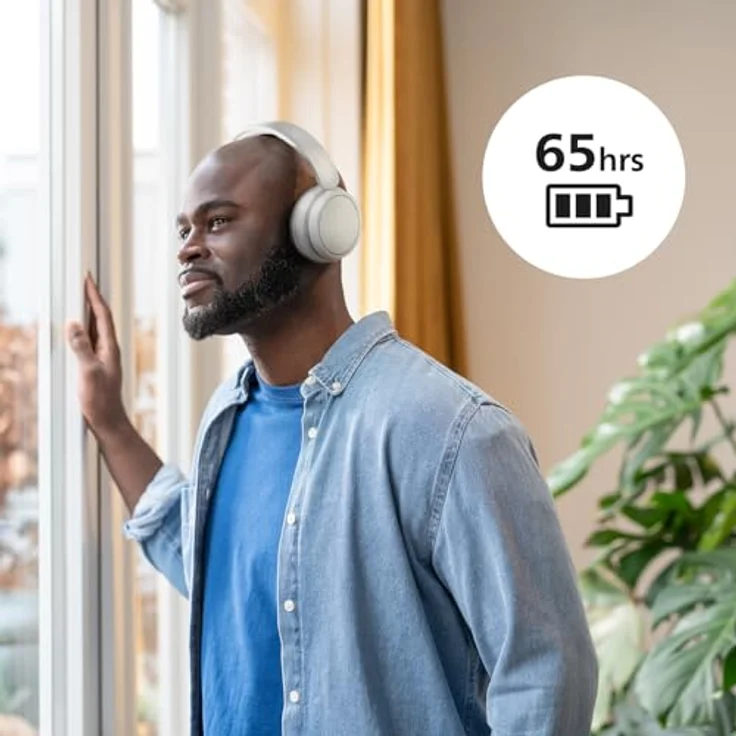 Philips TAH5209 Over-Ear-Kopfhörer (Geräuschisolierung, Multi-Point-Verbindung, Sprachsteuerung, Alexa, Google Assistant, A2DP Bluetooth, AVRCP Bluetooth, Bluetooth, HFP) – Bild 4
