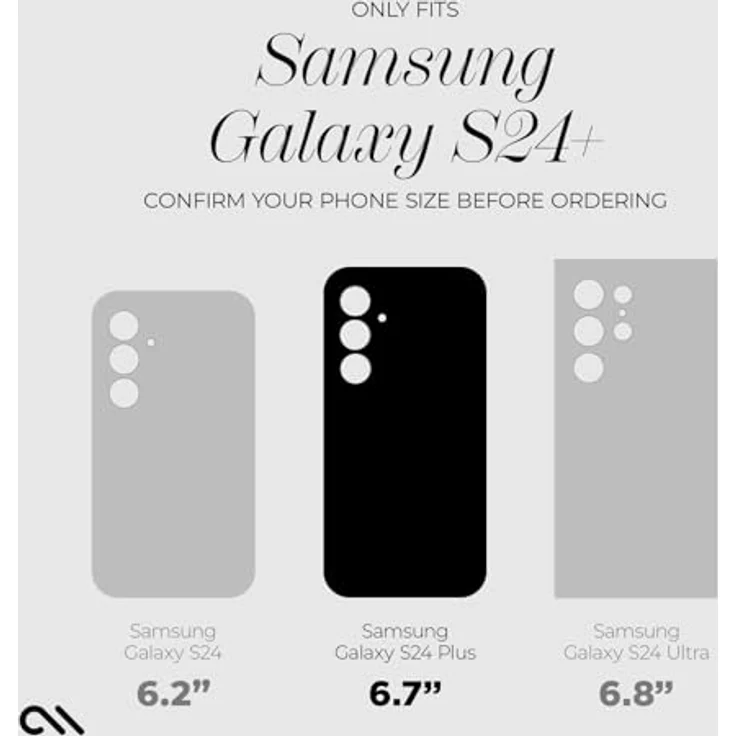 Case-Mate Schutzhülle für Samsung Galaxy S24 Plus, 17 cm (6,7 Zoll), Blumen-Edelstein-Handyhülle mit 3,6 m Fallschutz, kabellosem Laden, kratzfest, glitzernd – Bild 2