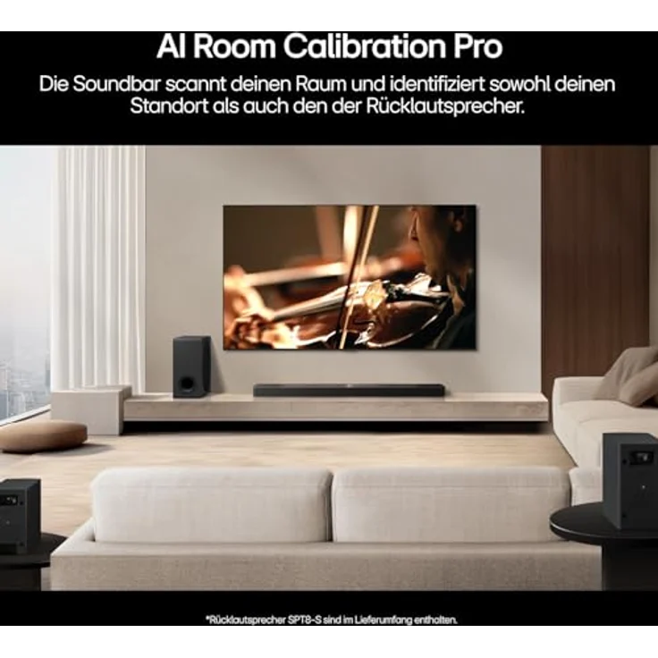 LG DS80TR 5.1.3 Soundbar mit Dolby Atmos, 580 W, Schwarz – Bild 3