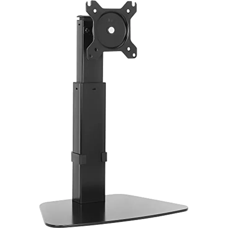 Manhattan Single Monitor Halterung, Tischständer für 15-32 Zoll Displays, höhenverstellbar, schwarz