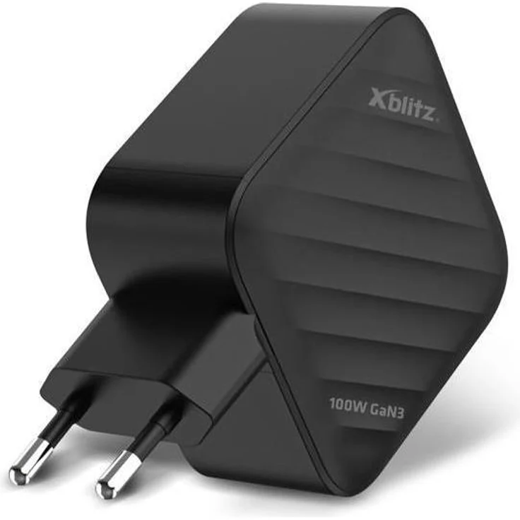 Xblitz XC3 GaN3 PD100W Ladegerät, 3xUSB-C + USB-A, 100 W, schwarz