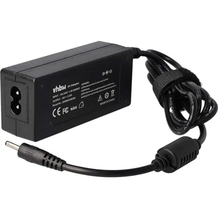 vhbw Netzteil kompatibel mit Medion Akoya MD99380, AC/DC Adapter mit 19 V / 2.37 A, schwarz, 200 cm Kabel – Bild 3