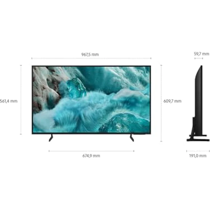 SAMSUNG QLED Q7F2 4K 43 Zoll (108 cm) UHD Fernseher, Q4 AI Prozessor, Quantum Dot, Knox Security, Smart TV mit Gaming Hub und 4K Upscaling (2025) – Bild 4