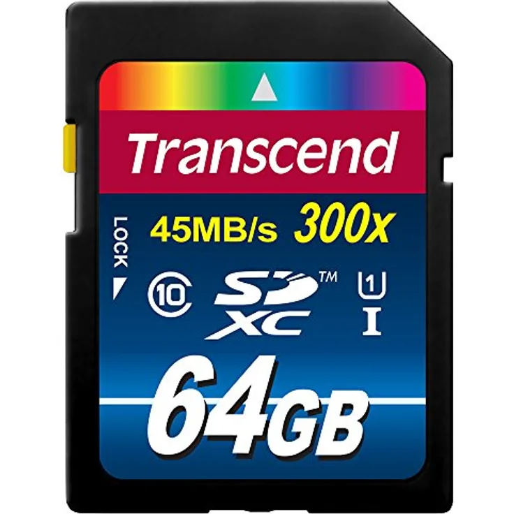 Transcend TS64GSDU1 SDXC Class 10 UHS-I Premium