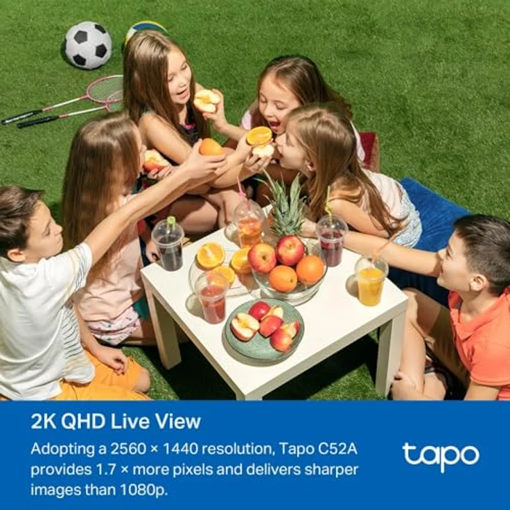 TAPO Tapo C52A 360° Überwachungskamera mit 2K Auflösung, KI-Funktionen und Starlight-Nachtsicht – Bild 5