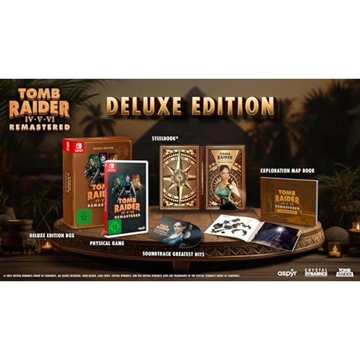 Aspyr Tomb Raider 4-6 Remastered - Deluxe Edition, Nintendo Switch mit exklusiven Inhalten und physischem Spiel – Bild 2