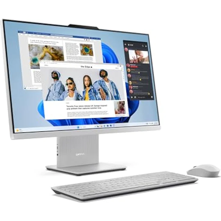 Lenovo IdeaCentre AIO 27IRH9, All-in-One-PC mit Intel Core 9 270H, 32 GB RAM, 1 TB SSD, 27" QHD, Wolken Grau, Windows 11 Home – Bild 3