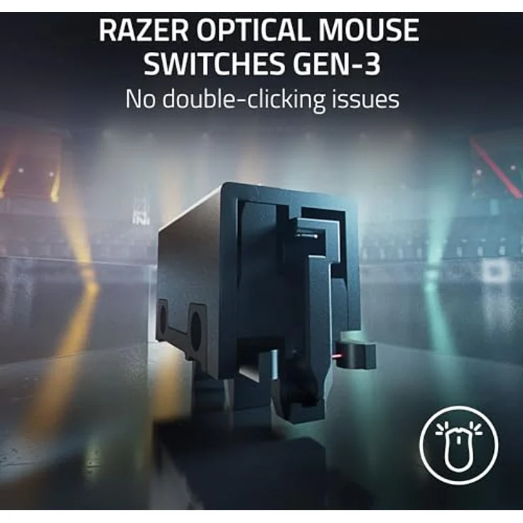 Razer DeathAdder V3 Pro Gaming Maus - schwarz, mit HyperPolling Wireless Dongle (Kabellos), Maus, Schwarz – Bild 8