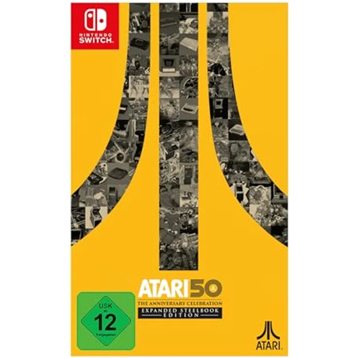 Atari 50: The Anniversary Celebration Expanded Edition - Steelbook - Switch, über 140 klassische Spiele, exklusive Gegenstände und Interviews – Bild 1