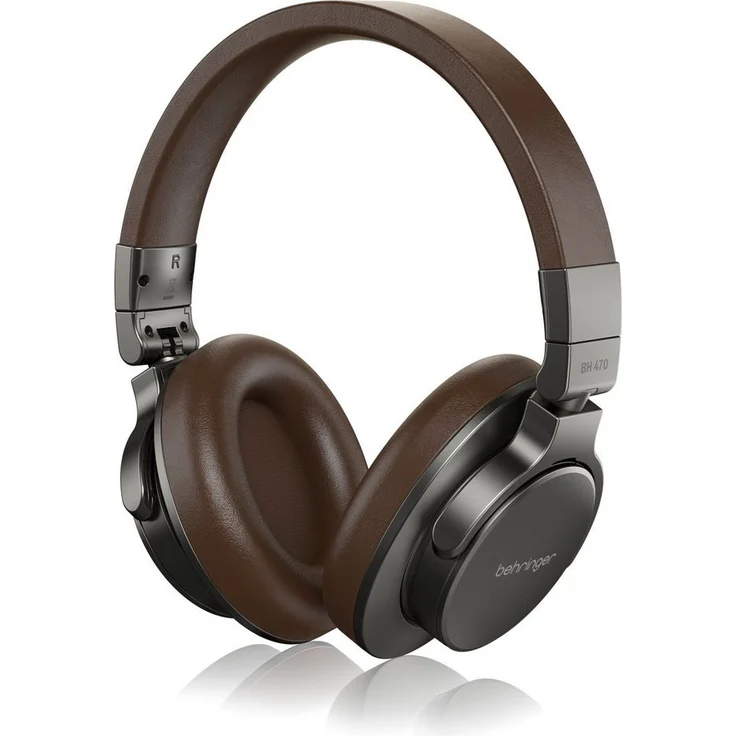Behringer Kopfhörer BH 470 Studio Kopfhörer geschlossen, Braun, faltbar, dynamische 40mm Treiber, verstellbarer Kopfbügel