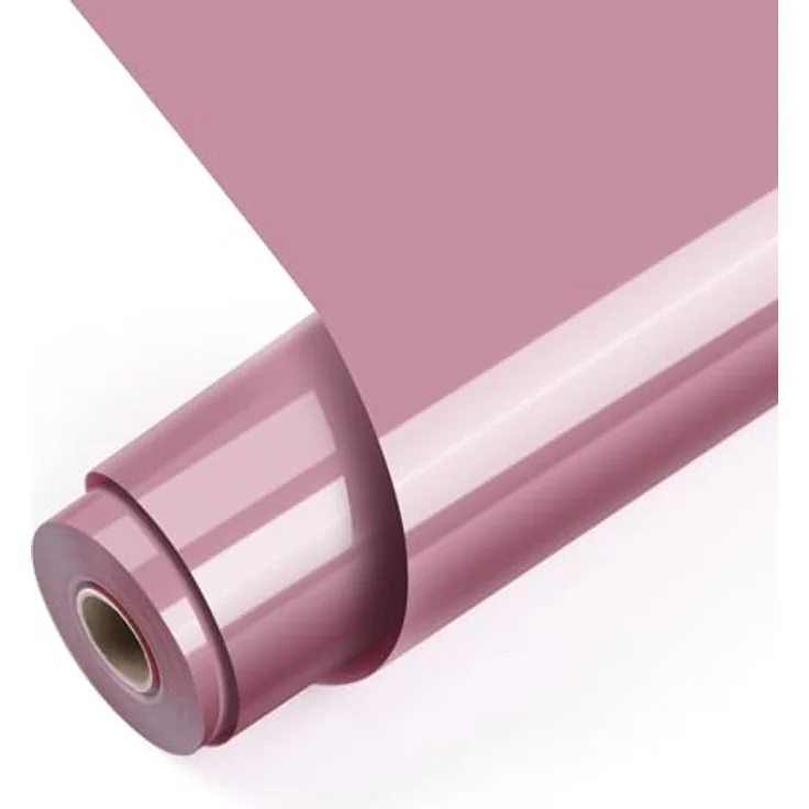 Loklik SG-HTV-0745-US-L-B2B Folie, Roségold, glänzend, geeignet für Baumwolle und Polyester, 0.55m² – Bild 2