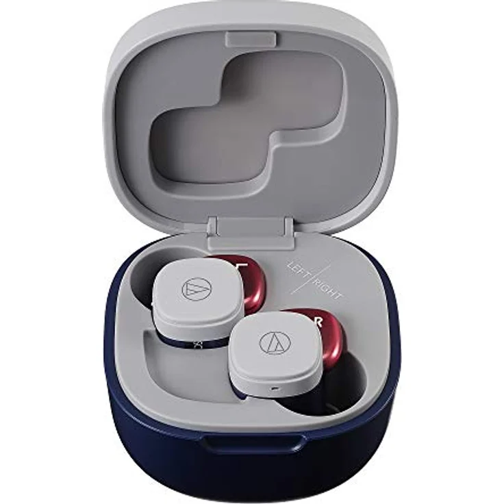 Audio-Technica ATH-SQ1TW Kabelloser Kopfhörer - Blau/Rot – Bild 2