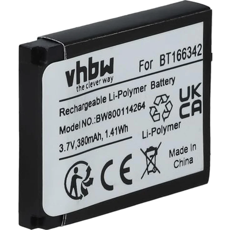 VHBW Li-Polymer Akku 380mAh (37V) passend für Smart Watch Smartwatch DZ-09, DZ09, FYM-M9, GT-08, GT08 A1, HKX-S1, LQ-S1, QN-01, QN01 – Bild 2