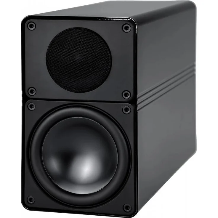 ELAC Elegant BS 305, Regal-Lautsprecher schwarz hochglanz, 2-Wege System mit Aluminiumgehäuse, Bassreflex, 65 W RMS, 44 Hz – 28 kHz Frequenzbereich