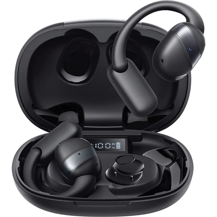 Joyroom Openfree JR-OE4, Open-Ear TWS kabellose Kopfhörer mit Bluetooth 5.4, 12,5 Stunden Akkulaufzeit, spritzwassergeschützt, schwarz