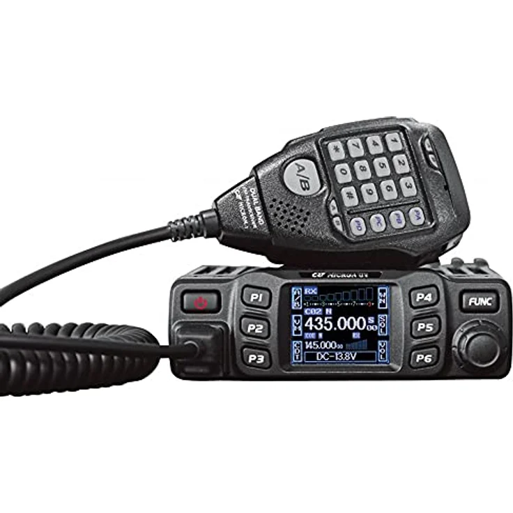 CRT Micron UV VHF/UHF Funkgerät, kompaktes Dualbandgerät für Amateurfunk, schwarz – Bild 1