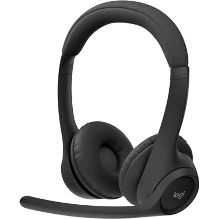 Logitech Zone 300 Wireless Bluetooth Headset mit Mikrofon und Geräuschunterdrückung - Schwarz