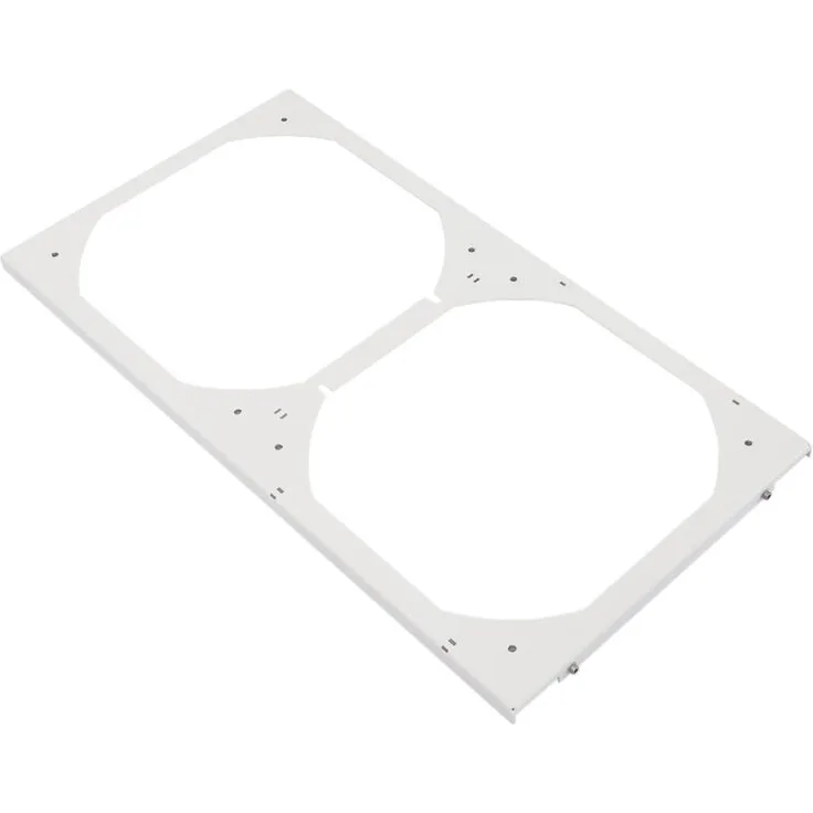 Watercool MO-RA IV 200 Fan Frame für 200-mm-Lüfter - weiß, zur einfachen Befestigung von Lüftern, inklusive Fan-Splitter