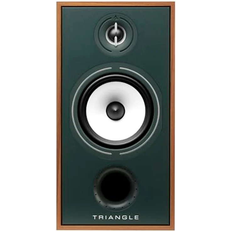 TRIANGLE BOREA BR04, Hi-Fi-Regallautsprecher mit 110W Leistung, 90 dB/W/m Wirkungsgrad, kompaktes Design in Grün (Paar) – Bild 4