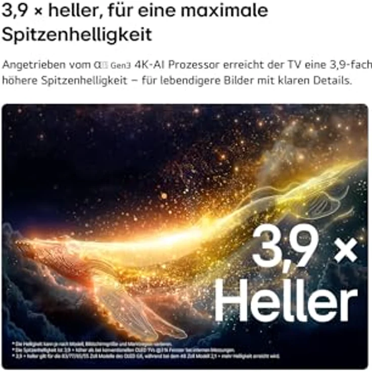 LG OLED77G67LW OLED TV, 77 Zoll 4K Smart TV mit Dolby Vision, α11 Gen3 AI-Prozessor und Gallery Design – Bild 4