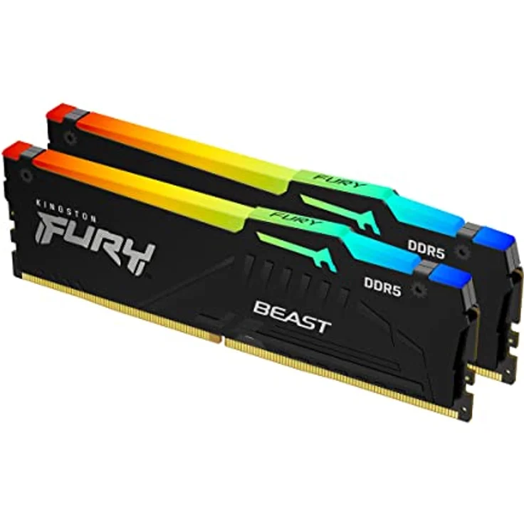 Kingston Fury Beast DDR5 RGB Expo 16GB (2x8GB) 6000MT/s DDR5 CL36 DIMM Desktop Gaming Speicher Kit mit 2 - KF560C36BBEAK2-16 - Preisvergleich – Bild 2