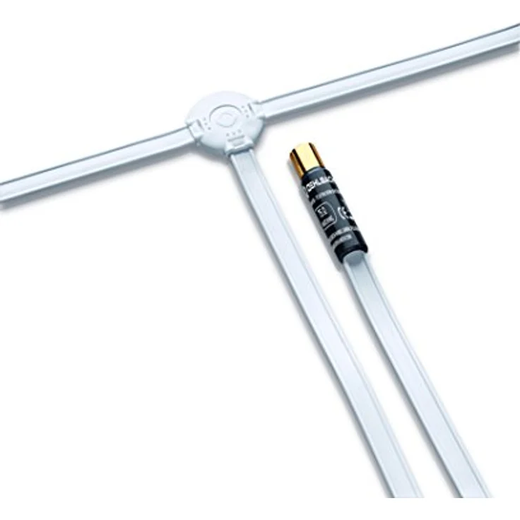 Oehlbach FM Wire - Passive FM Wurfantenne für UKW/FM Radioempfang, 75 Ohm Zimmerantenne mit flexibler Nutzung & Wandmontage - weiß - Preisvergleich – Bild 2