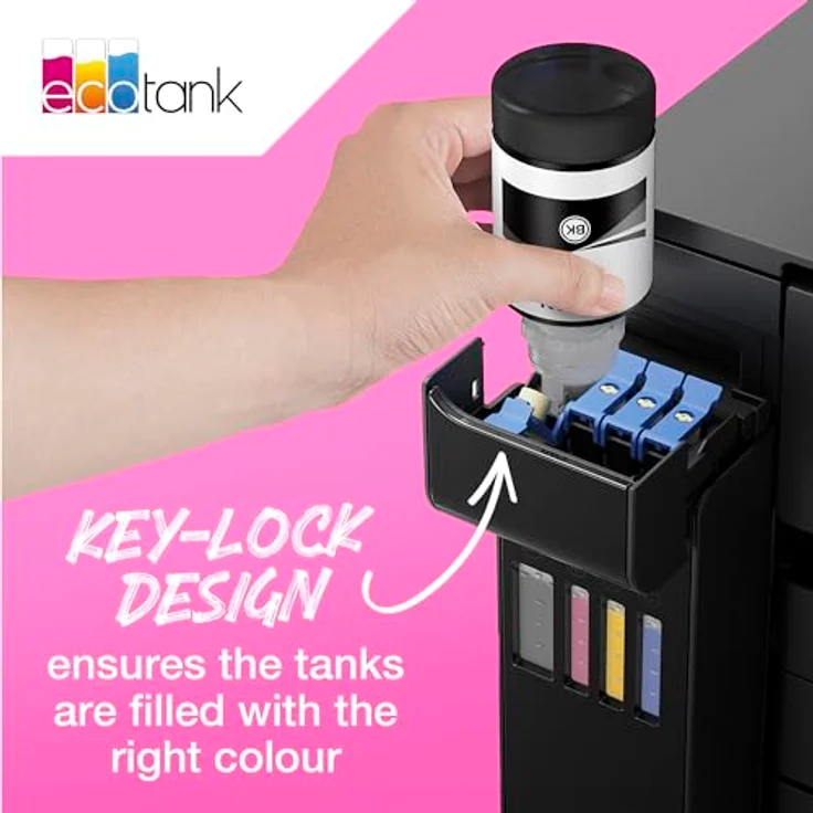 Epson 113 EcoTank 4-Farben-Multipack, Professionell aussehende Drucke, Tausende von Seiten – Bild 6