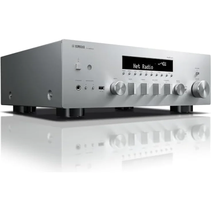 Yamaha R-N600A AV-Receiver, silber, mit WEEE-Reg.-Nr. DE 28737525 – Bild 2