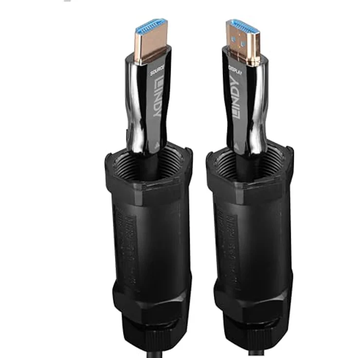 LINDY Geschirmtes HDMI-Kabel Hybrid-Glasfaser, 8K60, 15 m, robuste Bauweise mit HDR-Unterstützung – Bild 1