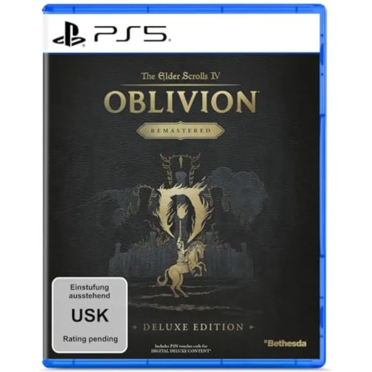 Xbox The Elder Scrolls IV: Oblivion Remastered PS5 Deluxe Edition mit digitalem Artbook, Soundtrack-App und DLCs