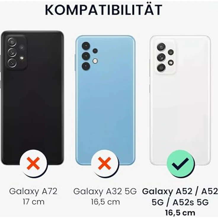 kwmobile Handyhülle für Samsung Galaxy A52 / A52 5G / A52s 5G - Flexibles Silikon Case in Lavendel mit präzisen Ausschnitten für Kamera und Anschlüsse – Bild 2