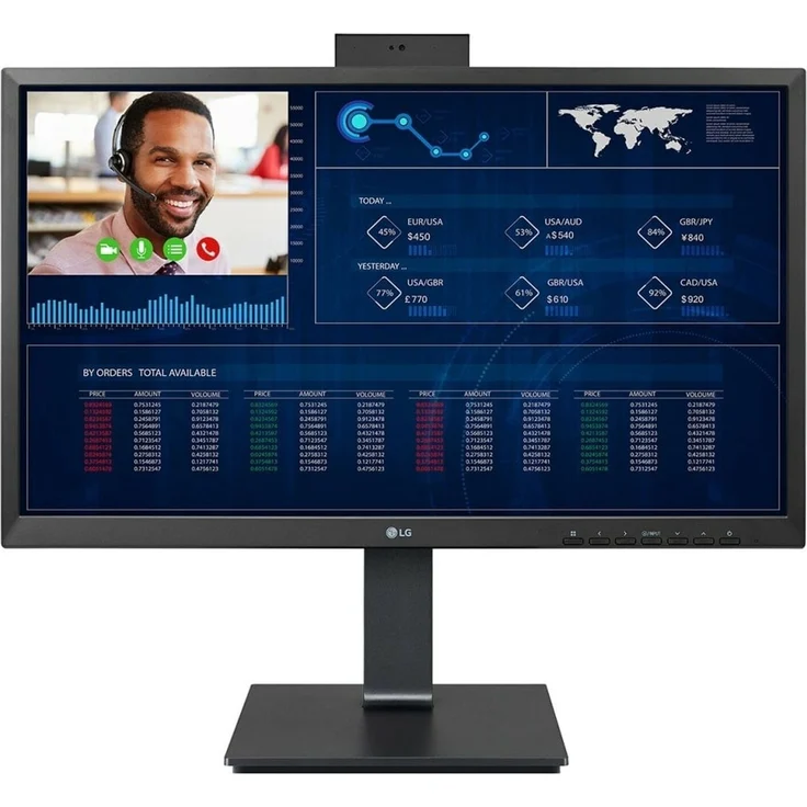 LG 24CQ650W-BP All-in-One-PC, 23.8" Full HD IPS, Intel Celeron 8GB 256GB SSD, Schwarz