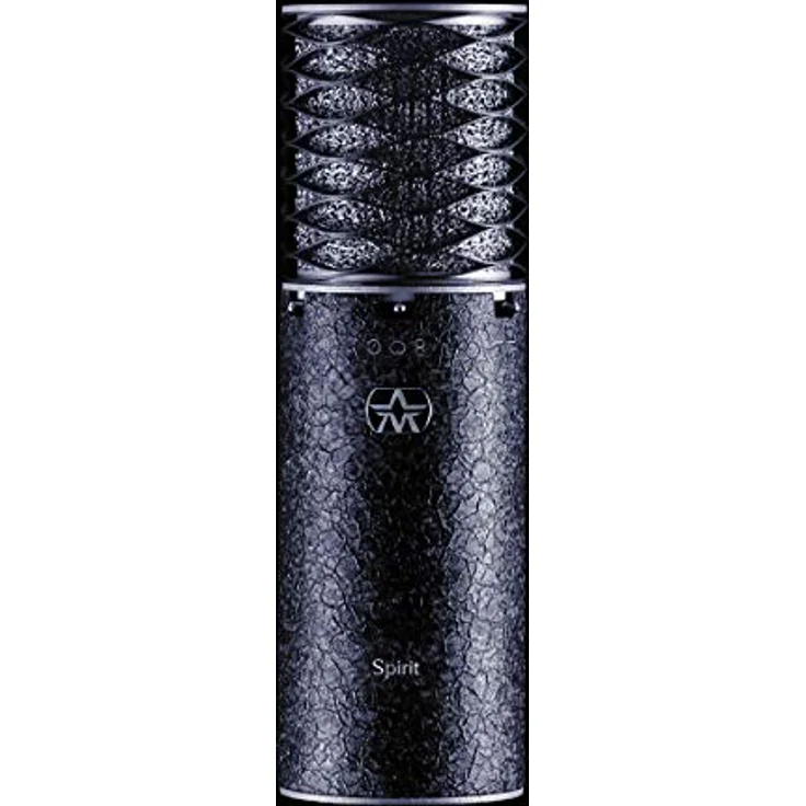 Aston Microphones Aston Spirit Black-Paket, Mikrofon mit Wellenförmigem Federkorb und integriertem Pop-Filter, Edelstahl-Gehäuse – Bild 2