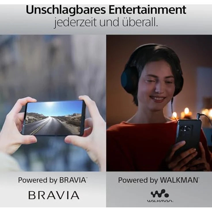 Sony Xperia 1 VIII - 6,5" 19,5:9 FHD+ HDR OLED 120Hz, Dreifach-Kamera mit neuem Teleobjektiv, Xperia AI, Akku für 2 Tage, 3,5mm Audio, Dual SIM, Graphit-Schwarz – Bild 8