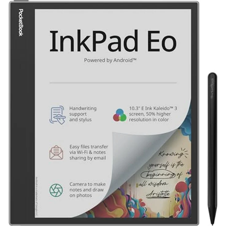 PocketBook Ebook InkPad Eo 10 3 E-Ink Kaleido 3 64GB WI-FI Mist Gray, E-Book-Reader mit Kaleido 3 Technologie – Bild 1