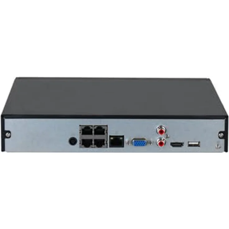 Dahua DHI-NVR2104HS-P-4KS3 4-K IP Netzwerkrecorder mit PoE, Schwarz, 80/60 Mbps, HDMI/VGA-Ausgänge – Bild 3